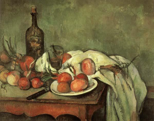Paul Cezanne Nature morte aux oignons oil painting image